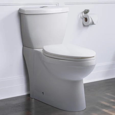 Bella Dual Flush (1.1/1.6 GPF) Two-Piece High Efficiency Toilet With Elongated Chair Height Bowl - Includes Soft Close Seat 3 Bella Dual Flush (1.1/1.6 GPF) Two-Piece High Efficiency Toilet With Elongated Chair Height Bowl - Includes Soft Close Seat