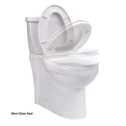 Bella Dual Flush (1.1/1.6 GPF) Two-Piece High Efficiency Toilet With Elongated Chair Height Bowl - Includes Soft Close Seat 10 Bella Dual Flush (1.1/1.6 GPF) Two-Piece High Efficiency Toilet With Elongated Chair Height Bowl - Includes Soft Close Seat -Bathroom Sales Store miseno mno490ec slow close seat