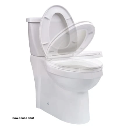Bella Dual Flush (1.1/1.6 GPF) Two-Piece High Efficiency Toilet With Elongated Chair Height Bowl - Includes Soft Close Seat 6 Bella Dual Flush (1.1/1.6 GPF) Two-Piece High Efficiency Toilet With Elongated Chair Height Bowl - Includes Soft Close Seat - Image 4