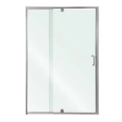 Purify 69" High X 48" Wide Semi-Framed Pivot Shower Door With Clear Glass And H2OFF™ Technology -Bathroom Sales Store miseno msdc4869 nickel