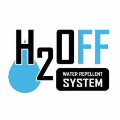 Azul 72" High X 48" Wide Semi-Framed Sliding Shower Door With Clear Glass And H2OFF™ Technology -Bathroom Sales Store miseno msdc4872 logo 81