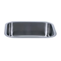 23-1/2" Undermount Single Basin Stainless Steel Kitchen Sink 11 23-1/2" Undermount Single Basin Stainless Steel Kitchen Sink -Bathroom Sales Store miseno mss2318c installed view 282