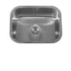 23-1/2" Undermount Single Basin Stainless Steel Kitchen Sink 1 23-1/2" Undermount Single Basin Stainless Steel Kitchen Sink -Bathroom Sales Store miseno mss2318c mainv3