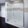 76" High X 46" Wide Hinged Frameless Shower Door With Clear Glass 2 76" High X 46" Wide Hinged Frameless Shower Door With Clear Glass -Bathroom Sales Store miseno wallpivot door 1