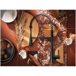 Moen Sleek 1.5 GPM Single Hole Pre-Rinse Pull Down Kitchen Faucet With PowerClean, Reflex, Duralock, And MotionSense Wave Technologies -Bathroom Sales Store moen 5925ew alternate image 6