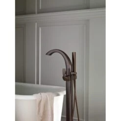 Moen Voss Floor Mounted Tub Filler With Riser And Built-In Diverter - Includes Hand Shower -Bathroom Sales Store moen 695 alternate view 13