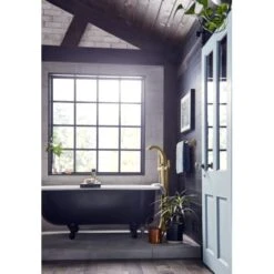 Moen Voss Floor Mounted Tub Filler With Riser And Built-In Diverter - Includes Hand Shower -Bathroom Sales Store moen 695 alternate view 5