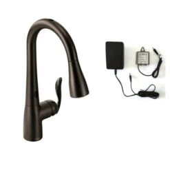 Moen Arbor Pulldown Spray High-Arc Kitchen Faucet With MotionSense And Reflex Technologies - AC Adapter Included