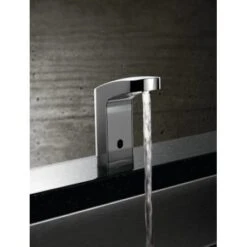 Moen Electronic Single Hole Bathroom Faucet With Batteries Included From The M-POWER Collection (Valve Included) -Bathroom Sales Store moen 8551 action view 5