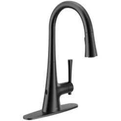 Moen Kurv 1.5 GPM Single Hole Pull Down Kitchen Faucet With Hands Free Capability -Bathroom Sales Store moen 9126ew alternate image 106