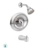 Moen Posi-Temp Pressure Balanced Tub And Shower Trim With 1.75 GPM Shower Head And Tub Spout From The Chateau Collection (Valve Included) 1 Moen Posi-Temp Pressure Balanced Tub And Shower Trim With 1.75 GPM Shower Head And Tub Spout From The Chateau Collection (Valve Included) -Bathroom Sales Store moen l2369ep 470