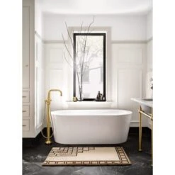 Moen Colinet Floor Mounted Tub Filler With Built-In Diverter - Includes Hand Shower -Bathroom Sales Store moen s44507 alternate view 4