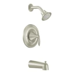 Moen Single Handle Posi-Temp Pressure Balanced Tub And Shower Trim With Eco Performance Shower Head From The Eva Collection (Less Valve)