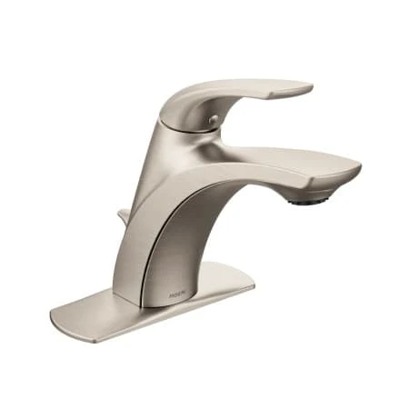 Moen Single Handle Single Hole Bathroom Faucet From The Zarina Collection (Valve Included) 3 Moen Single Handle Single Hole Bathroom Faucet From The Zarina Collection (Valve Included)