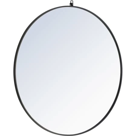 Eternity 48" Diameter Circular Metal Framed Wall Mirror With Decorative Hook 20 Eternity 48" Diameter Circular Metal Framed Wall Mirror With Decorative Hook - Image 18