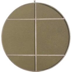 Eternity 48" Diameter Circular Metal Framed Wall Mirror With Decorative Hook 35 Eternity 48" Diameter Circular Metal Framed Wall Mirror With Decorative Hook -Bathroom Sales Store mr4069s 9