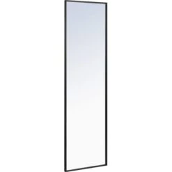 Eternity 60" X 18" Rectangular Metal Framed Wall Mirror -Bathroom Sales Store mr4081bk 5