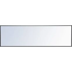 Eternity 60" X 18" Rectangular Metal Framed Wall Mirror -Bathroom Sales Store mr4081bk 6