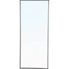 Eternity 72" X 30" Rectangular Metal Framed Wall Mirror -Bathroom Sales Store mr4084bk