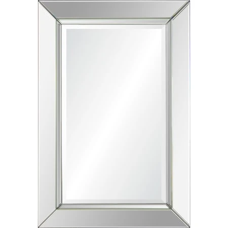 Aura 35" X 24" All Glass Modern Luxe Vanity Wall Mirror 5 Aura 35" X 24" All Glass Modern Luxe Vanity Wall Mirror - Image 3