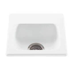 Designer Series 16" Single Basin Undermount Or Drop In Acrylic Bar Sink