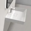 Sharp 18-15/16" Rectangular Ceramic Wall Mounted Or Drop In Bathroom Sink 2 Sharp 18-15/16" Rectangular Ceramic Wall Mounted Or Drop In Bathroom Sink -Bathroom Sales Store nameeks 037000 u 9276697