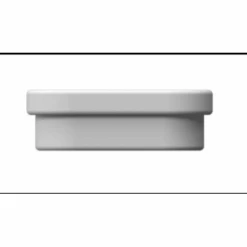 Scarabeo 16" Ceramic Drop In Bathroom Sink -Bathroom Sales Store nameeks 8047 a scarabeo by nameeks 8047 a side view of sink 154