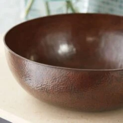 Maestro 16" Circular Copper Vessel Bathroom Sink -Bathroom Sales Store native trails cps63 alternate view 208