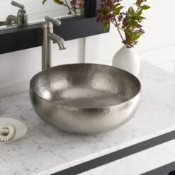 Maestro 16" Circular Copper Vessel Bathroom Sink -Bathroom Sales Store native trails cps63 alternate view 215