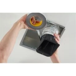 InVent Series 110 CFM 1.3 Sone Ceiling Mounted HVI Certified Bath Fan -Bathroom Sales Store nutone aen110 taping the ducting 9