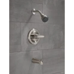 Pressure Balanced Tub And Shower Trim Package With Single Function Shower Head Less Rough-In Valve - Lifetime Limited Warranty -Bathroom Sales Store peerless ptt188753 alternate image 271