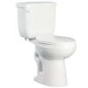 1400 Series 1.28 GPF Two-Piece Round Toilet With Left Hand Trip Lever And 12" Rough In -Bathroom Sales Store pf5112m toilets