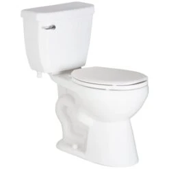 1500 Series 1.28 GPF Two-Piece Elongated Toilet With Left Hand Trip Lever And 12" Rough In