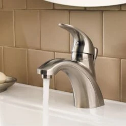 Parisa 1.2 GPM Single Hole Bathroom Faucet - Includes Pop-Up Drain Assembly -Bathroom Sales Store pfister lf 042 pr in use 29