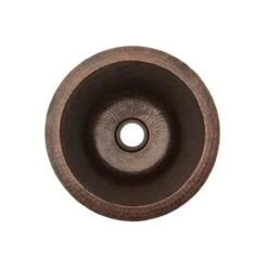 12" Drop In Single Basin Copper Bar Sink -Bathroom Sales Store premier copper products br122 alternate image 10