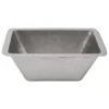 17" Undermount Rectangular Single Basin Nickel Plated Copper Bar Sink With 3.5" Drain Opening 2 17" Undermount Rectangular Single Basin Nickel Plated Copper Bar Sink With 3.5" Drain Opening -Bathroom Sales Store premier copper products brecen3 6347925