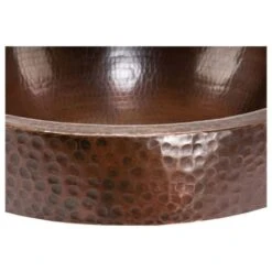 18" Oval Copper Vessel Bathroom Sink -Bathroom Sales Store premier copper products vo18skdb alternate image 2086