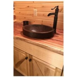 18" Oval Copper Vessel Bathroom Sink -Bathroom Sales Store premier copper products vo18skdb alternate image 2088