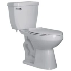 1500 Series 1.28 GPF Two-Piece Elongated Toilet With Left Hand Trip Lever And 14" Rough In
