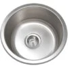 Bealeton 16-5/16" Circular Stainless Steel Undermount Bar Sink 2 Bealeton 16-5/16" Circular Stainless Steel Undermount Bar Sink -Bathroom Sales Store proflo pfuc405a 5274469