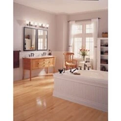 Victorian 3 Light Bathroom Vanity Light With Opal Glass Shades - 25" Wide -Bathroom Sales Store progress lighting p3029 alternate image 716