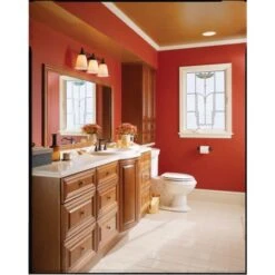 Victorian 3 Light Bathroom Vanity Light With Opal Glass Shades - 25" Wide -Bathroom Sales Store progress lighting p3029 application image 152