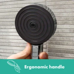 Hansgrohe Pulsify 1.75 GPM Multi Function Hand Shower Set With Hose And Shower Arm Mount -Bathroom Sales Store pulsify infograph 2