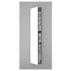 M Series 16" X 70" X 8" Single Door Medicine Cabinet With Right Hinge And Magnetic Organization