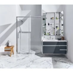 M Series Reserve 19-1/4" X 48" Frameless Single Door Medicine Cabinet 11 M Series Reserve 19-1/4" X 48" Frameless Single Door Medicine Cabinet -Bathroom Sales Store robern mr2048d4fbe0 alternate image 341