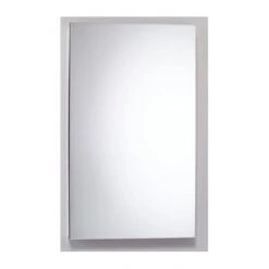 PL 23" X 39" Frameless Medicine Cabinet Left Hinged With Flat Mirror And Electrical Outlet