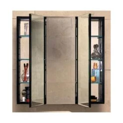 PL Series 30" X 30" X 4-5/8" Reversible Triple Door Medicine Cabinet