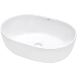 Vista 19" Oval Porcelain Vessel Bathroom Sink