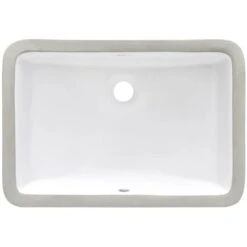 Krona 19" Rectangular Porcelain Undermount Bathroom Sink With Overflow -Bathroom Sales Store ruvati rvb0721 alternate image 78