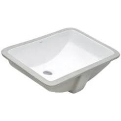 Krona 19" Rectangular Porcelain Undermount Bathroom Sink With Overflow -Bathroom Sales Store ruvati rvb0721 alternate image 79